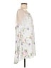 Apt. 9 100% Polyester Floral White Casual Dress Size L - photo 4