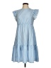 Shein Stripes Blue Casual Dress Size 4 - photo 1