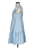 Shein Stripes Blue Casual Dress Size 4 - photo 5