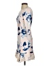 Zara Basic Floral Blue Cocktail Dress Size S - photo 5