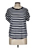 Gap Stripes Blue Short Sleeve Top Size L - photo 1