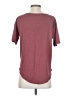 American Eagle Outfitters Solid Maroon Burgundy Short Sleeve Top Size XS - photo 2