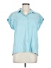 Orvis Blue Short Sleeve Blouse Size S - photo 1