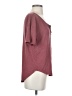 American Eagle Outfitters Solid Maroon Burgundy Short Sleeve Top Size XS - photo 4