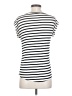 Green Envelope Stripes Ivory Short Sleeve T-Shirt Size XS - photo 2