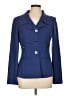 St. John Blue Wool Blazer Size 10 - photo 1