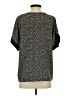 Vince. 100% Silk Black Short Sleeve Silk Top Size XS - photo 2