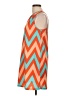 Kieu's 100% Polyester Chevron-herringbone Orange Cocktail Dress Size L - photo 5