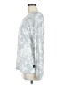 Lands' End Floral Silver Long Sleeve Blouse Size M - photo 5