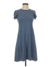 She + Sky Solid Blue Casual Dress Size S - photo 1