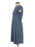She + Sky Solid Blue Casual Dress Size S - photo 5
