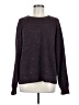 Alexander Wang Metallic Purple Burgundy Pullover Sweater Size L - photo 1