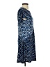 BCBGMAXAZRIA Argyle Blue Casual Dress Size S - photo 4