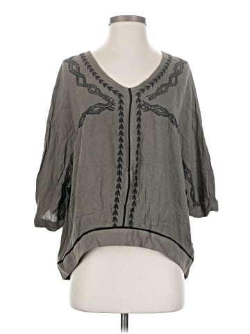 Tea & Cup 3/4 Sleeve Blouse (view 1)