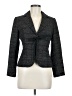Max Mara Tweed Gray Black Blazer Size 6 - photo 1