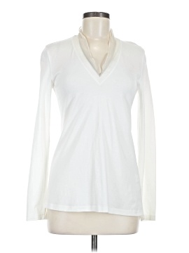 Brunello Cucinelli Long Sleeve Silk Top