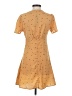 Assorted Brands 100% Polyester Polka Dots Yellow Casual Dress Size XS - photo 2