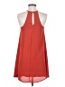 Everly 100% Polyester Solid Orange Casual Dress Size XS - photo 2