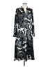 Assorted Brands Print Gray Black Casual Dress Size 8 - photo 1