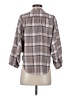 Toad & Co Plaid Gray 3/4 Sleeve Button-Down Shirt Size XS - photo 2