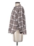 Toad & Co Plaid Gray 3/4 Sleeve Button-Down Shirt Size XS - photo 5