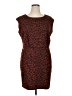 Nine West Animal Print Brown Casual Dress Size XL - photo 1