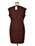 Nine West Animal Print Brown Casual Dress Size XL - photo 2