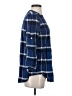 Holding Horses Plaid Blue Long Sleeve Button-Down Shirt Size 2 - photo 4
