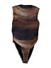 Shein Brown Sleeveless Blouse Size 6 - photo 1