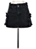 Shein Black Denim Skirt Size 4 - photo 1