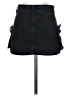 Shein Black Denim Skirt Size 4 - photo 2