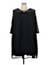 Worthington 100% Polyester Black Casual Dress Size 3X - photo 1
