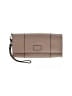 Baekgaard 100% Leather Gray Tan Leather Wristlet One size - photo 1