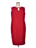Nine West Red Cocktail Dress Size 16W - photo 1