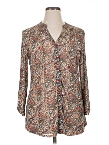 Perseption Concept Long Sleeve Blouse (view 1)