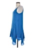 Krisa Solid Blue Casual Dress Size XS - photo 5