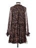 AaKaa 100% Polyester Brown Casual Dress Size S - photo 2