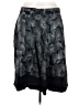 Ann Taylor 100% Polyester Tie-dye Black Formal Skirt Size 8 - photo 1