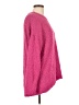Seven7 100% Polyester Pink Pullover Sweater Size L - photo 4