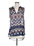 LDLA 100% Polyester Blue Sleeveless Blouse Size M - photo 1