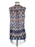 LDLA 100% Polyester Blue Sleeveless Blouse Size M - photo 2