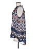LDLA 100% Polyester Blue Sleeveless Blouse Size M - photo 5