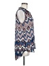 LDLA 100% Polyester Blue Sleeveless Blouse Size M - photo 4