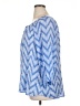 Fred David Blue 3/4 Sleeve Blouse Size 1X - photo 5