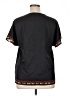 Shein Curve Black Short Sleeve Blouse Size 0X - photo 2