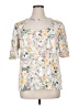 Luxology Ivory Short Sleeve Blouse Size 1X - photo 1