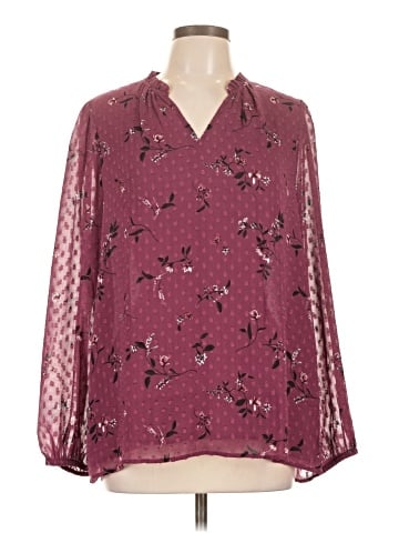 Hilary Radley Long Sleeve Blouse (view 1)