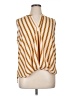 NY Collection Stripes Yellow Sleeveless Blouse Size XL - photo 1