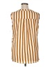 NY Collection Stripes Yellow Sleeveless Blouse Size XL - photo 2
