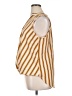 NY Collection Stripes Yellow Sleeveless Blouse Size XL - photo 5
